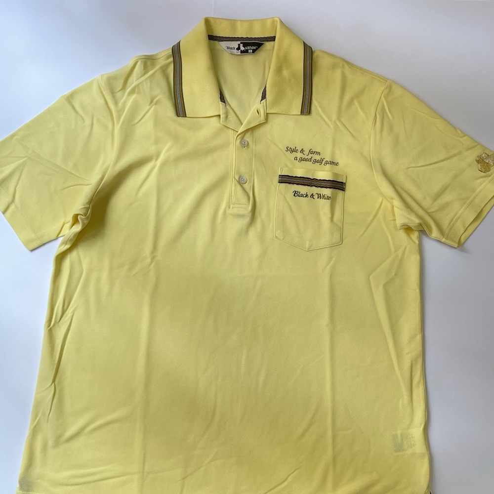 Black & White Polo shirt, LL
